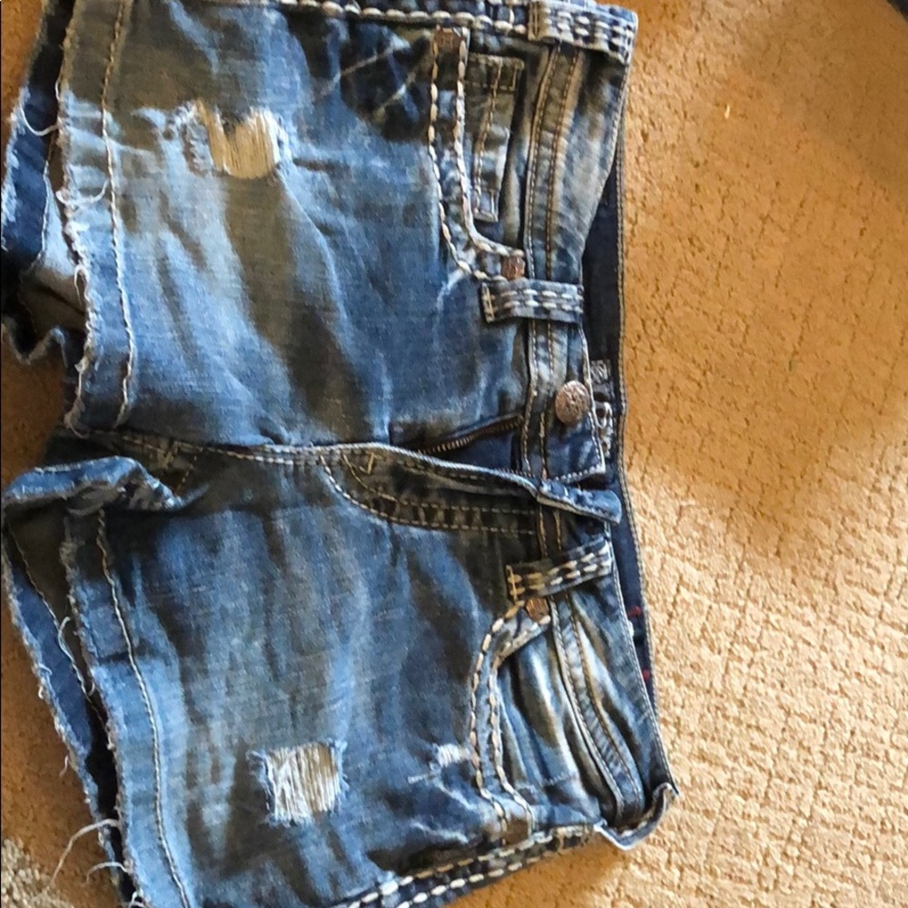 Silver shorts